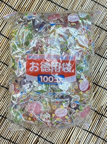 100入 お徳用フルーツキャンディ