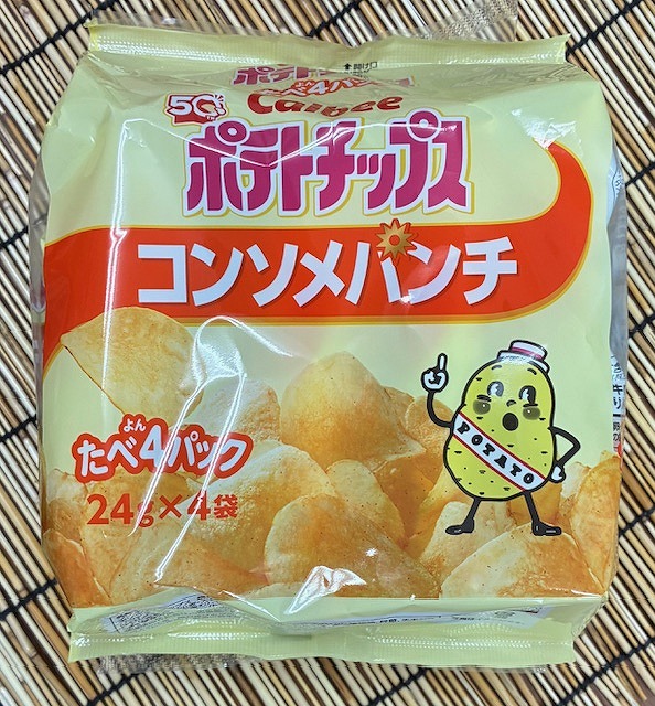 378円 ポテトチップスたべよんパック コンソメ